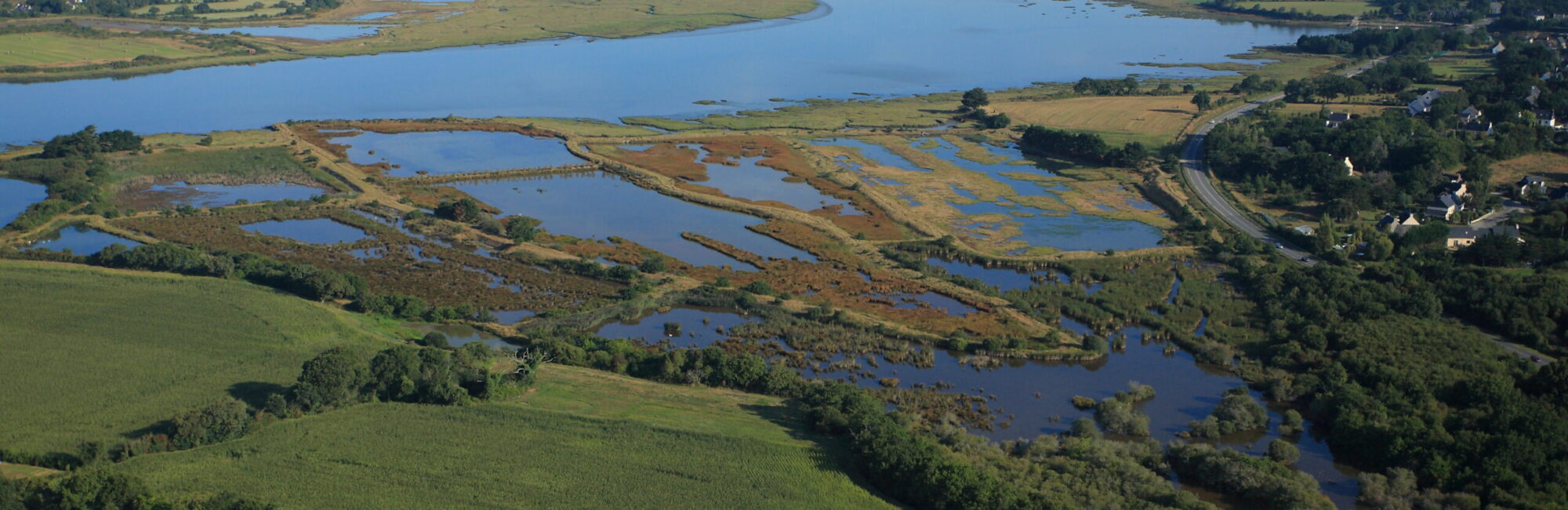 Estuaire de la Rivière de Noyalo (depuis les marais de Birhit) Source : PNRGM
